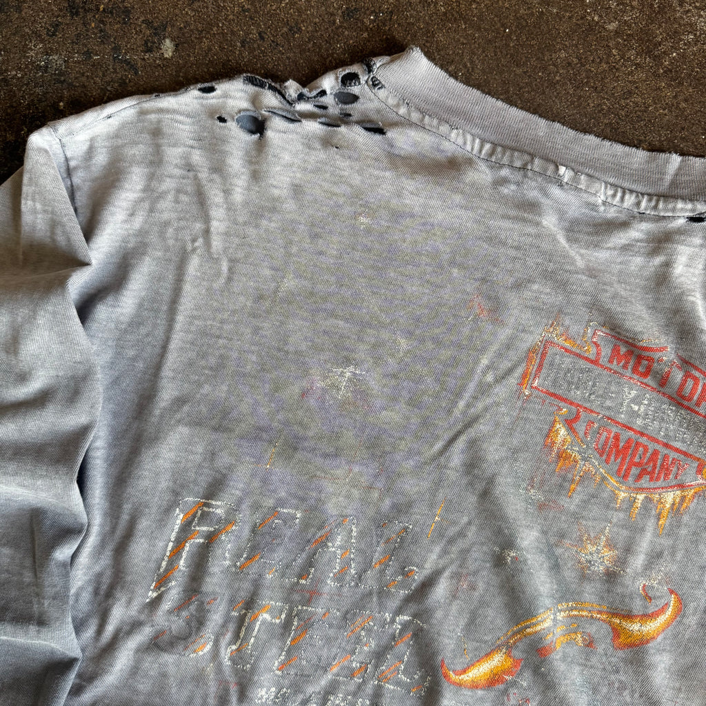 80’s Harley Real Steel Faded & Thrashed Longsleeve (XL)
