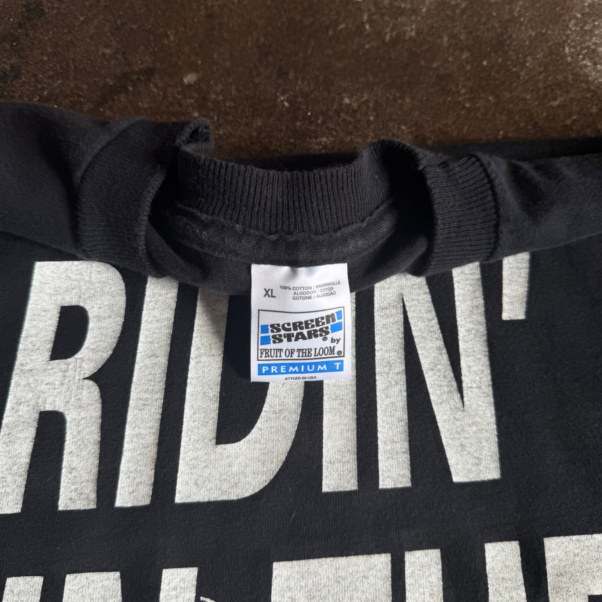 90’s Russian “Ridin’ In The Sun” Biker Tee (XL)