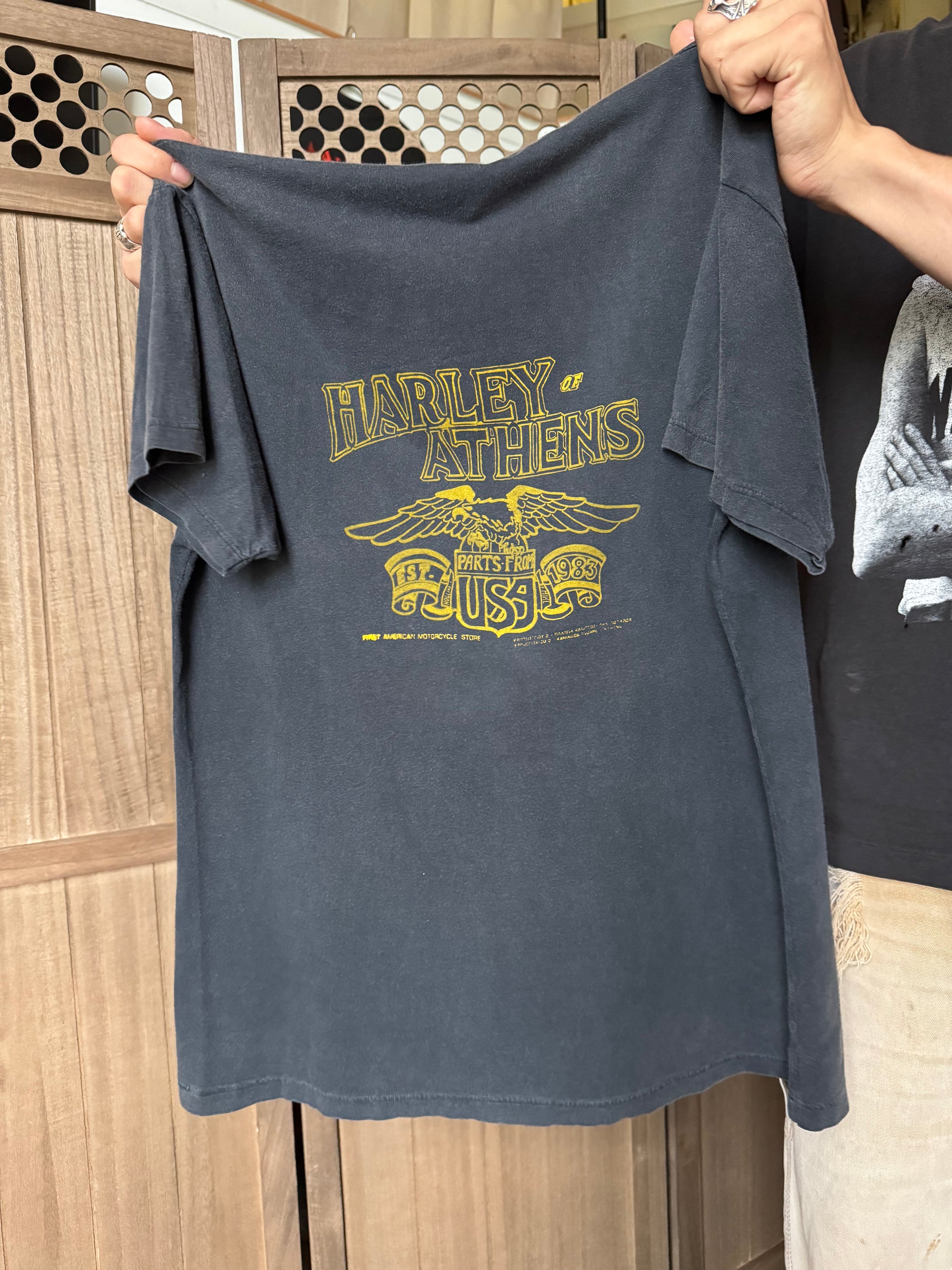 80’s Gas Grass or Ass Harley of Athens Tee (XL)