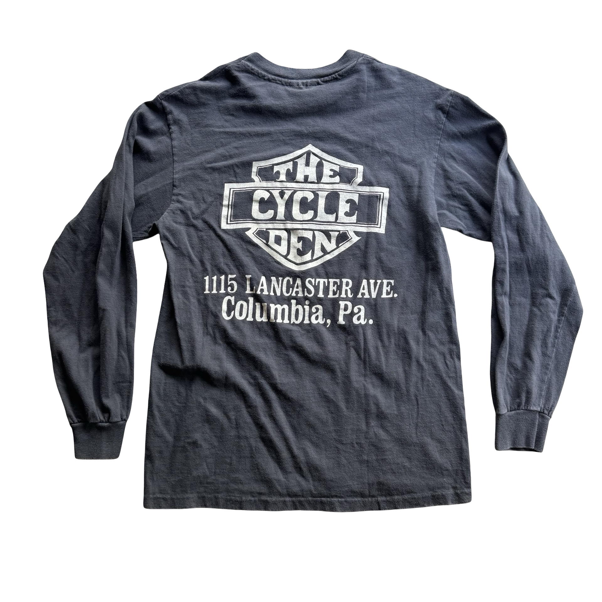 80’s Harley Cycle Den Longsleeve Tee Size M