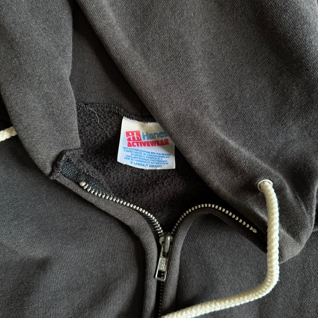 90’s Sonny Barger Motorcycles Zip Up Flame Hoodie (XL)