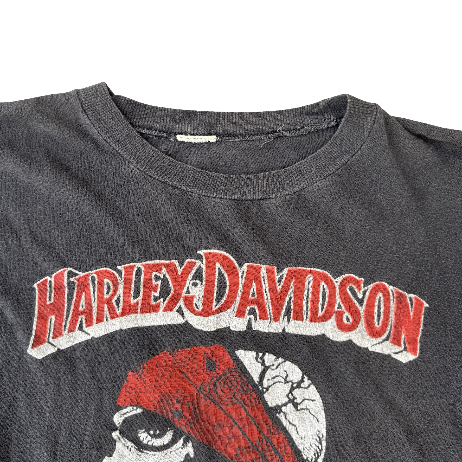 Harley Davidson “Ride Free - Die Young” Bandana Skull Tee Size M
