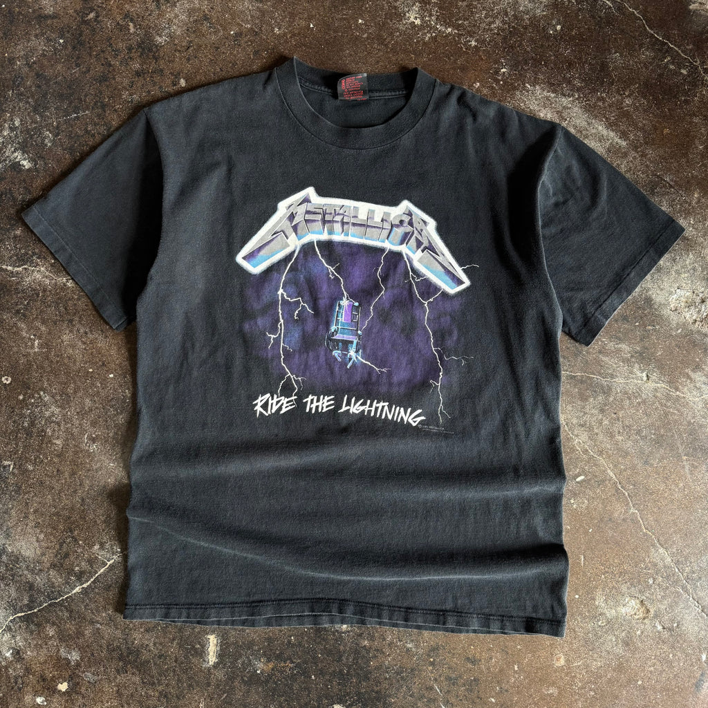 ‘89 Metallica Ride The Lightning Band Tee (XL)