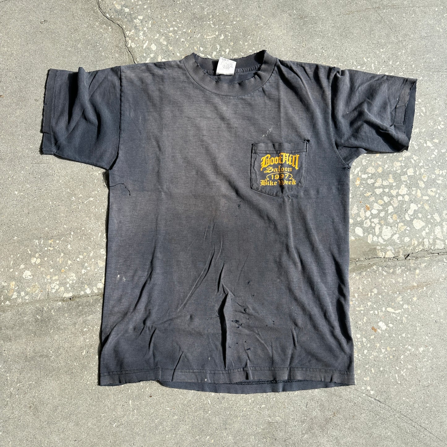 ‘97 Boot Hill Sun Faded Biker Tee (Well-Worn)