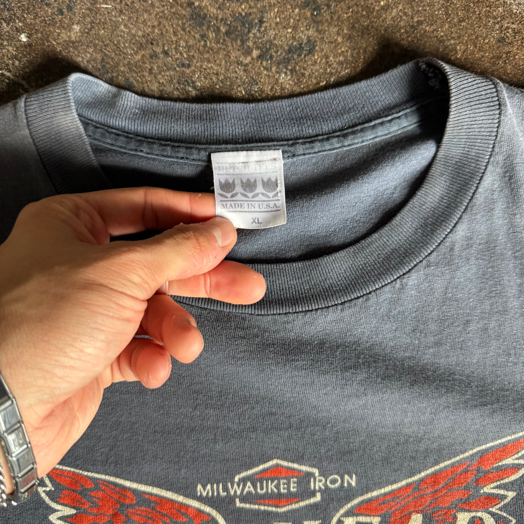 90’s Milwaukee Iron Panhead Faded Tee (XL)