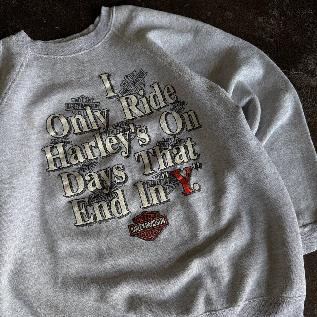 80’s Harley “Days That End In Y” Sweatshirt (L)
