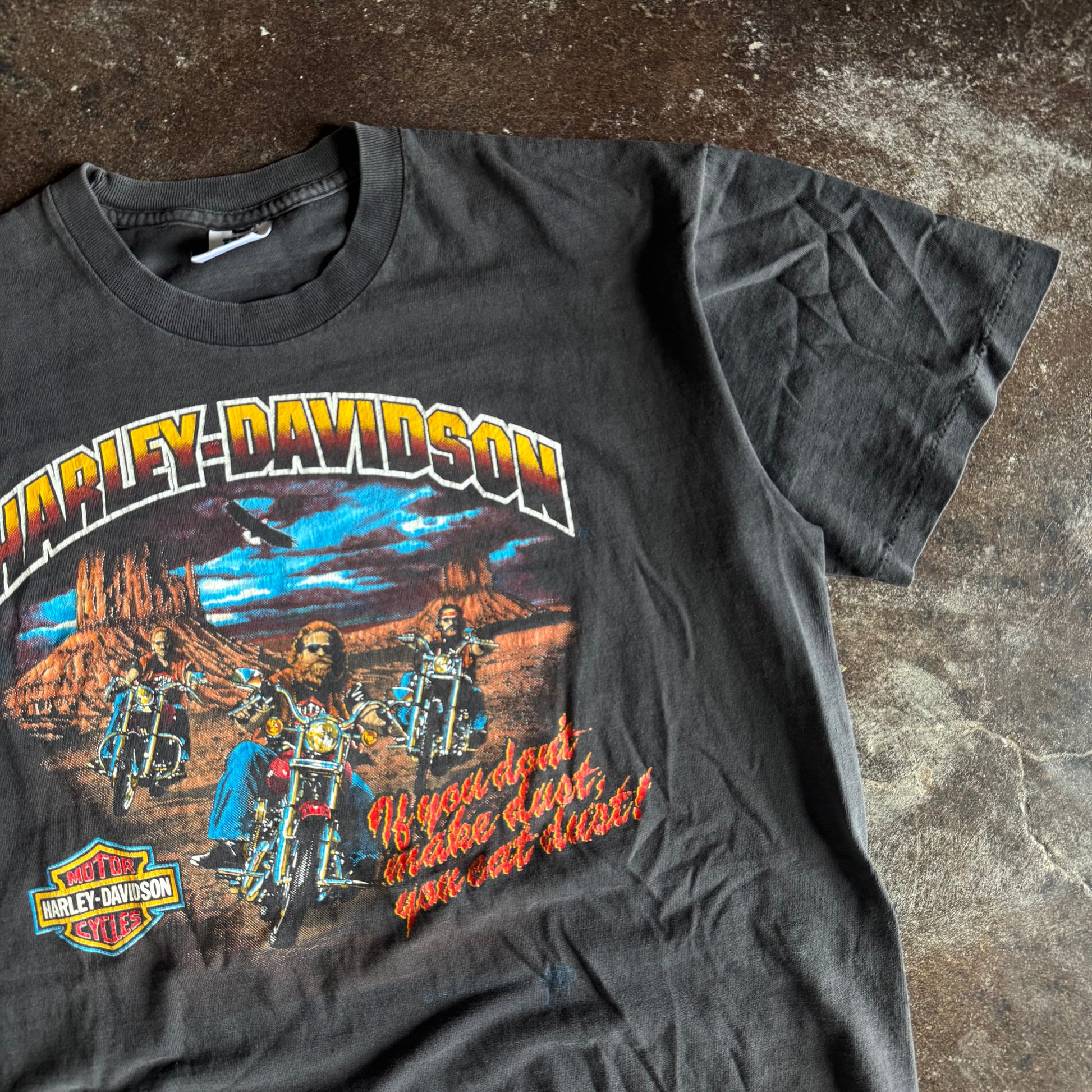 80’s Harley Make Dust / Eat Dust Tee (L)