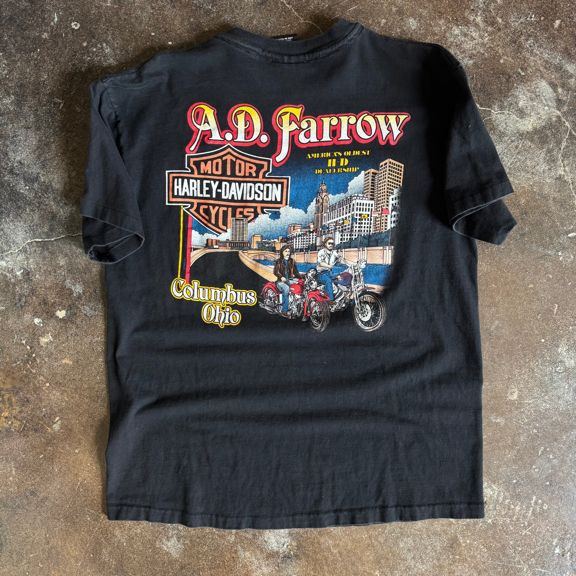 90’s Harley “One World, One Motorcycle” Ohio Tee (L)