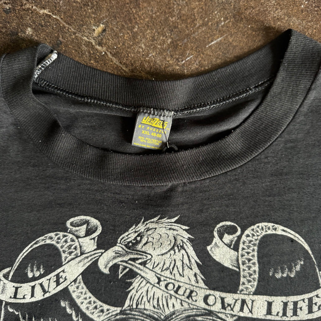 80’s Biker FTW “Live Your Own Life” Tee (XXL)