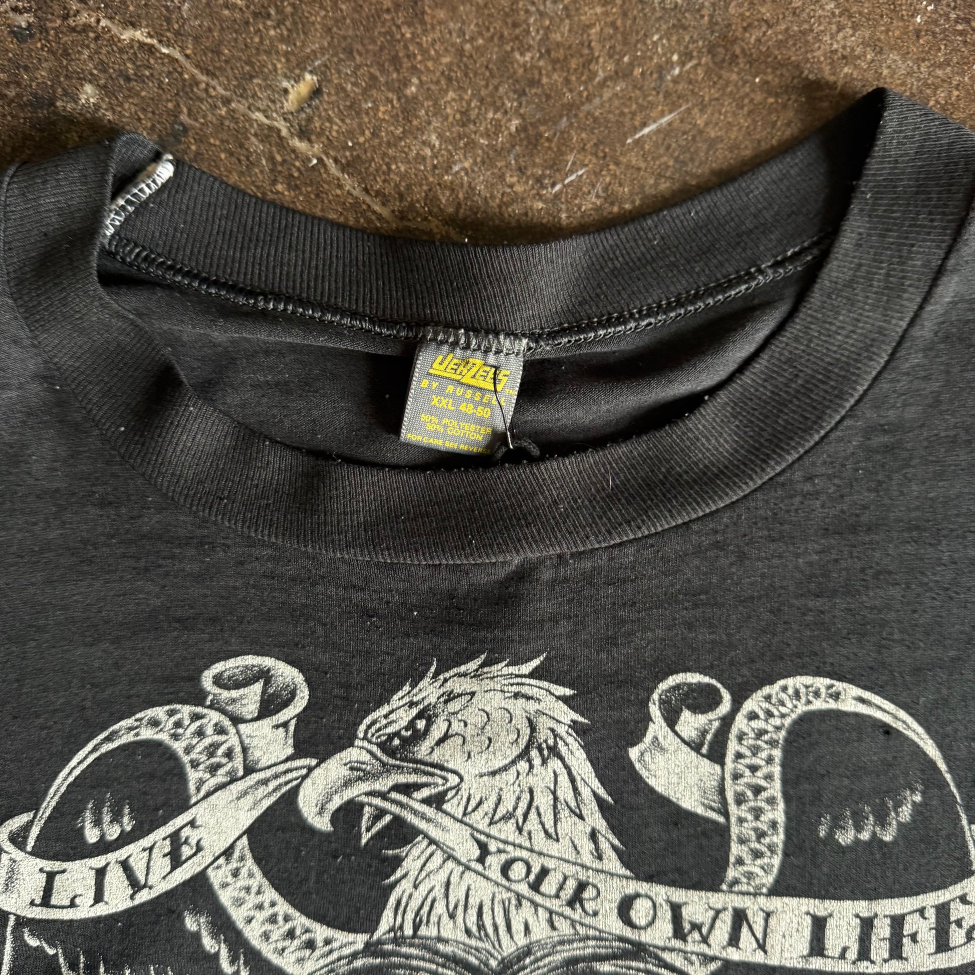 80’s Biker FTW “Live Your Own Life” Tee (XXL)
