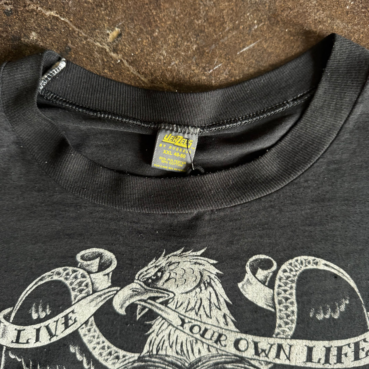 80’s Biker FTW “Live Your Own Life” Tee (XXL)