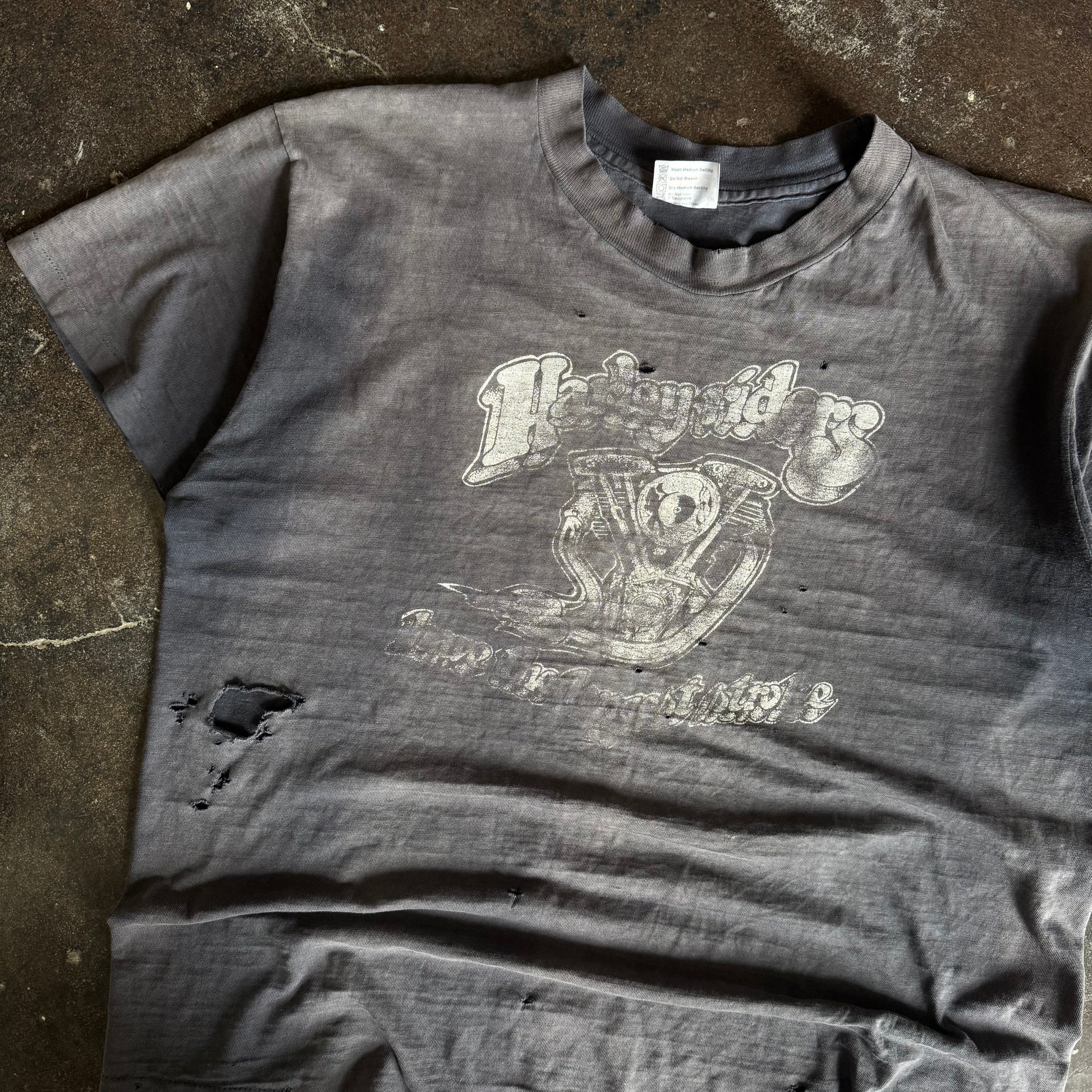70’s Harley “The Longest Stroke” Sun Faded Tee (XL)
