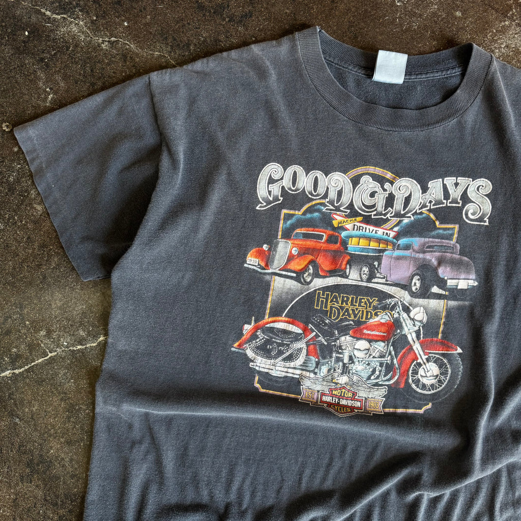 90’s Harley 3D “Good Ol’ Days” Faded Tee (XL)