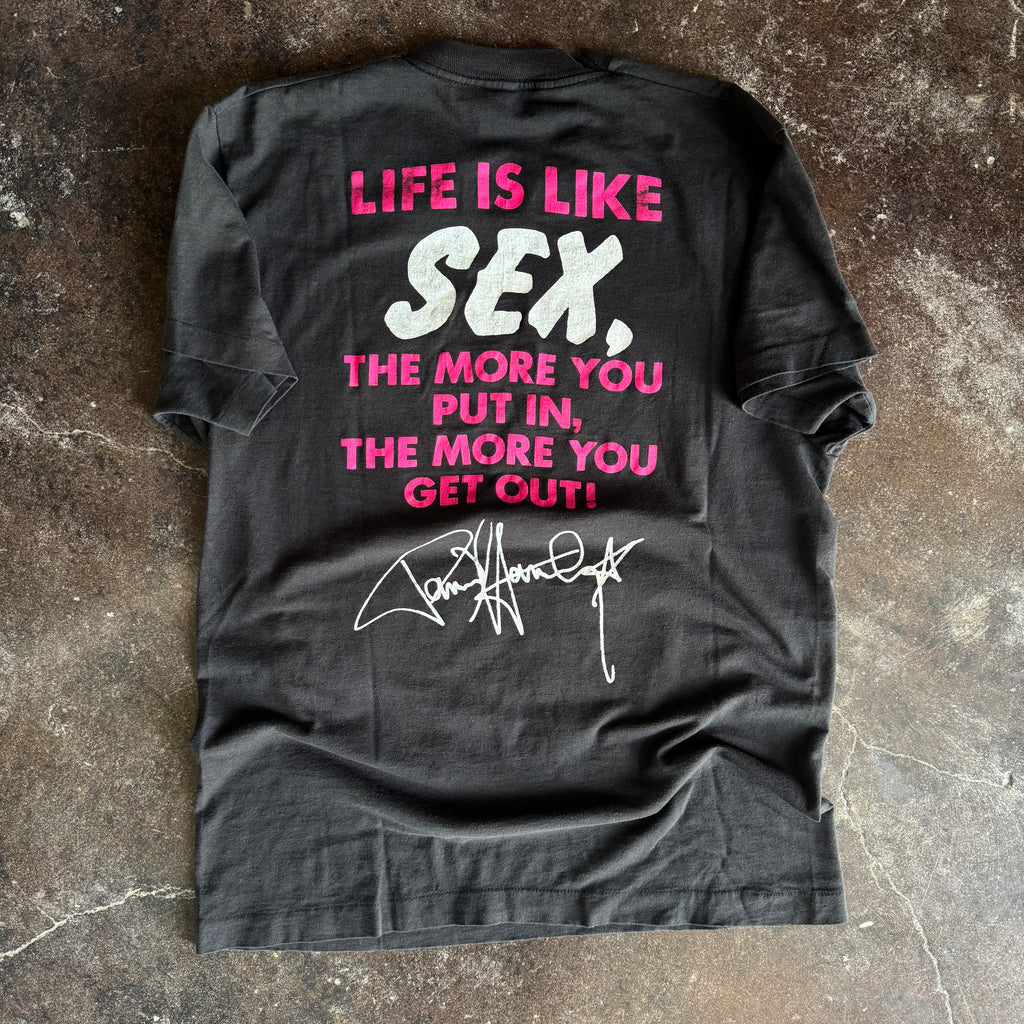 80’s Kiss “Life is Like Sex” Band Tee (L)