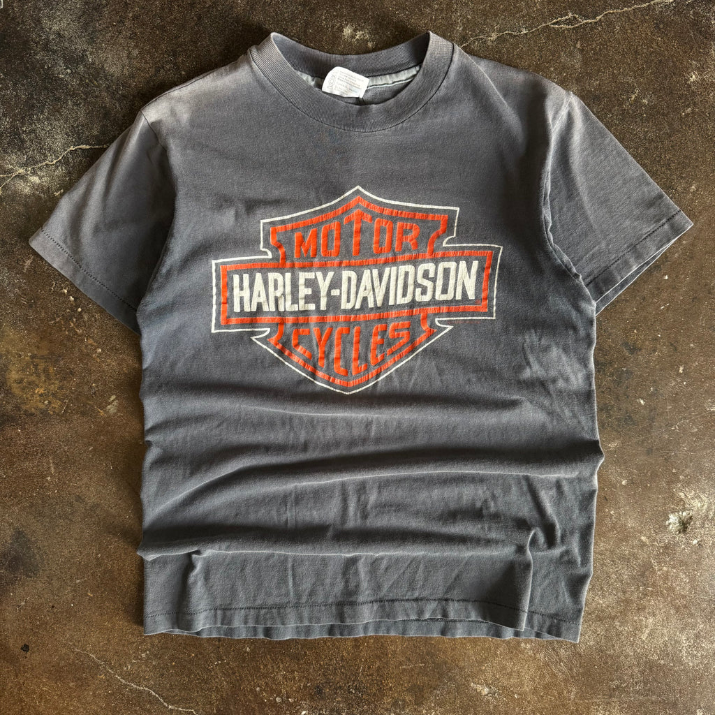 80’s Harley Sun Faded Emblem NH Tee (M)