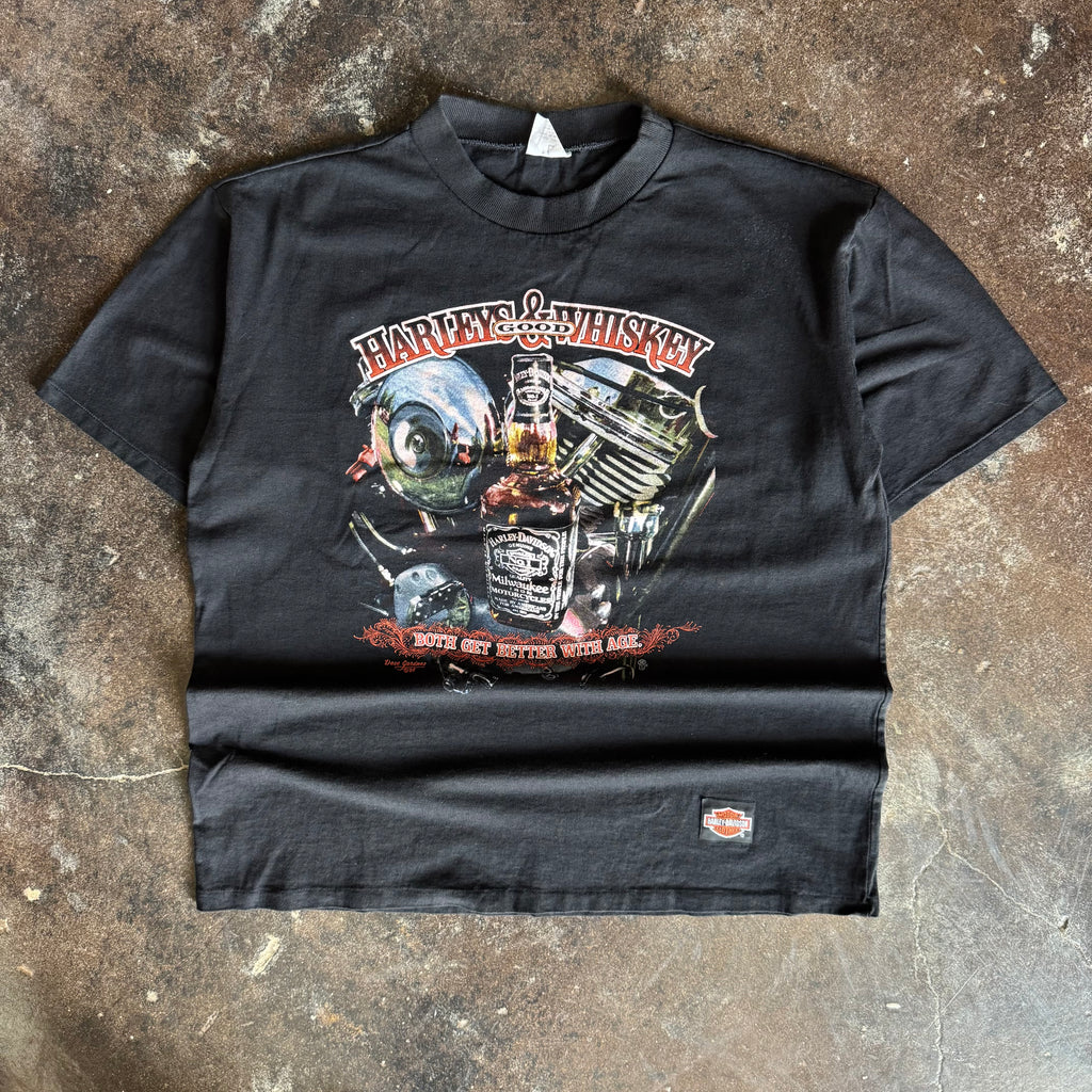 80’s Harley & Whiskey “Better With Age” Australia Tee (L)