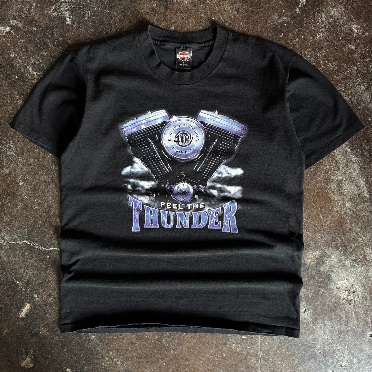 90’s Harley Davidson Feel the Thunder Canada Tee (L)