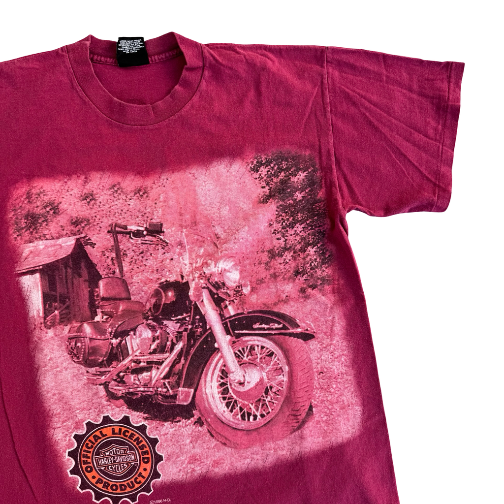 90’s Harley Davidson Bike Photo Tee Size L