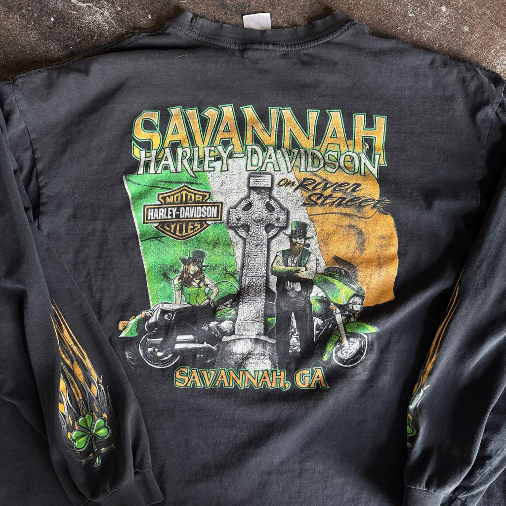 Y2K Harley Davidson St Patrick’s Day RARE Longsleeve (XXL)