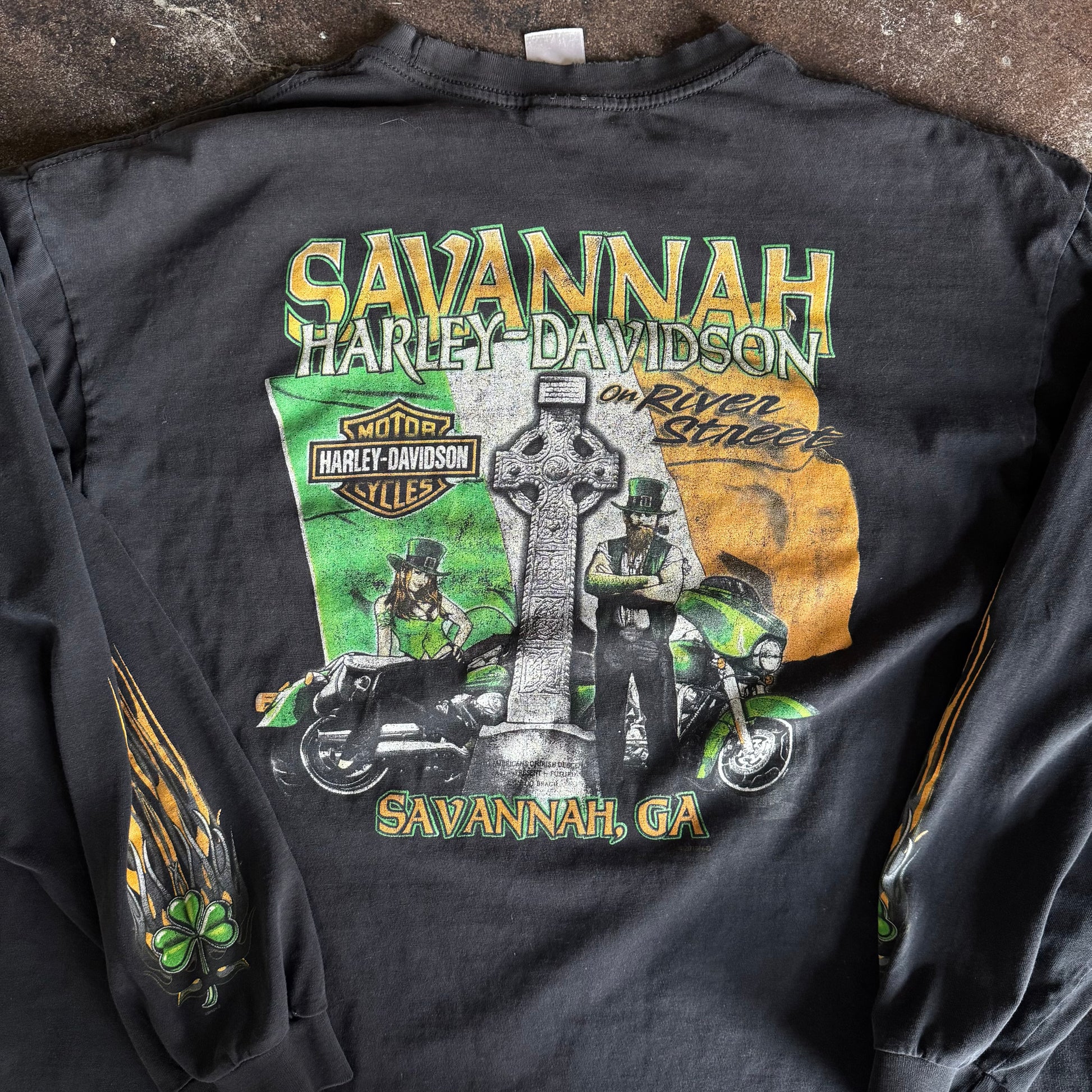 Y2K Harley Davidson St Patrick’s Day RARE Longsleeve (XXL)