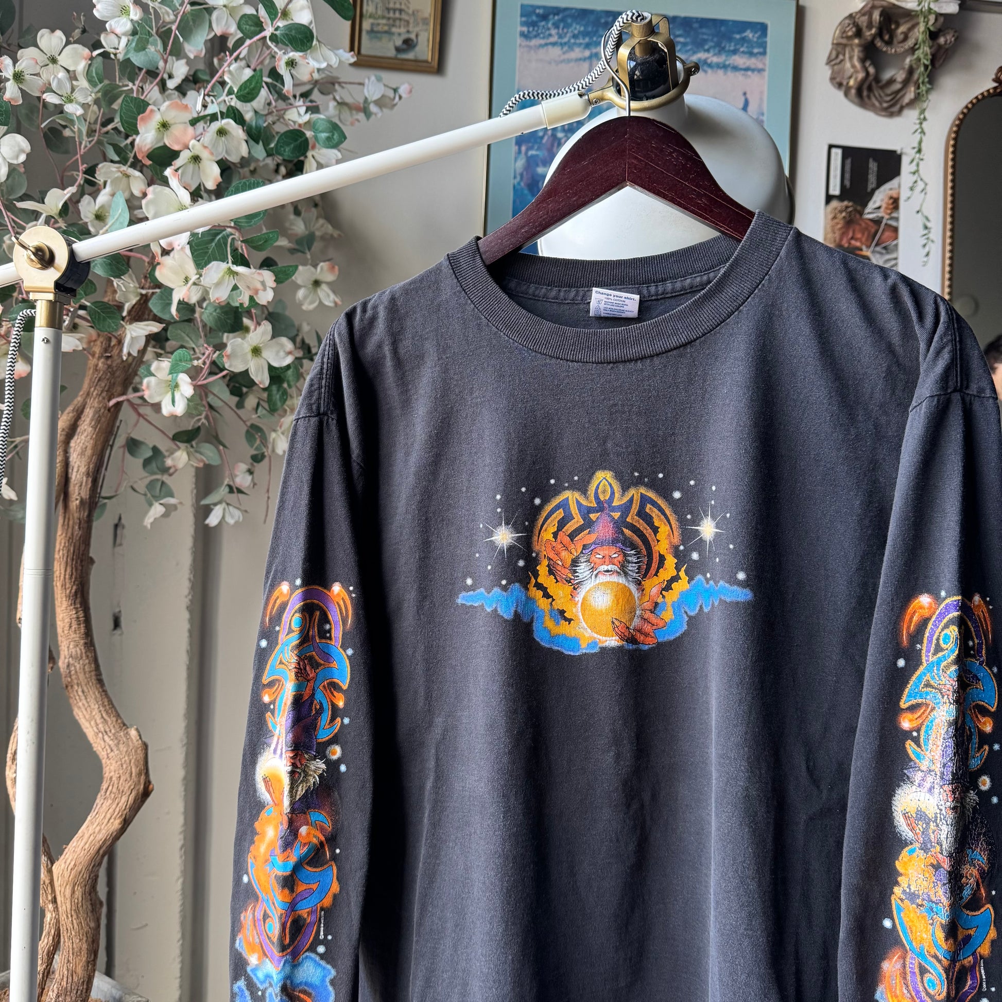 Y2K Wizard GRAIL Bike Week Longsleeve Tee Size L