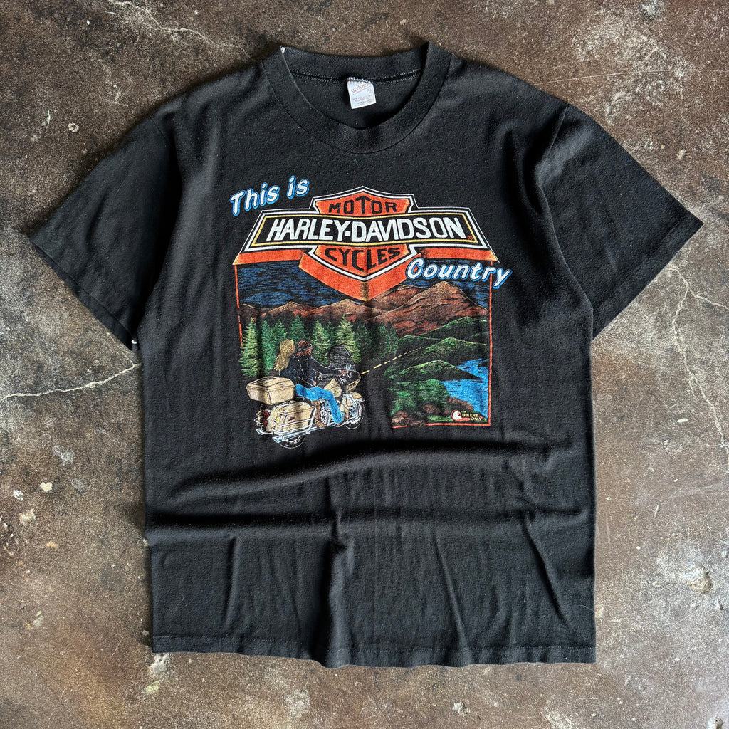 80’s Harley Country “Bikers Only” Ohio Tee (XL)