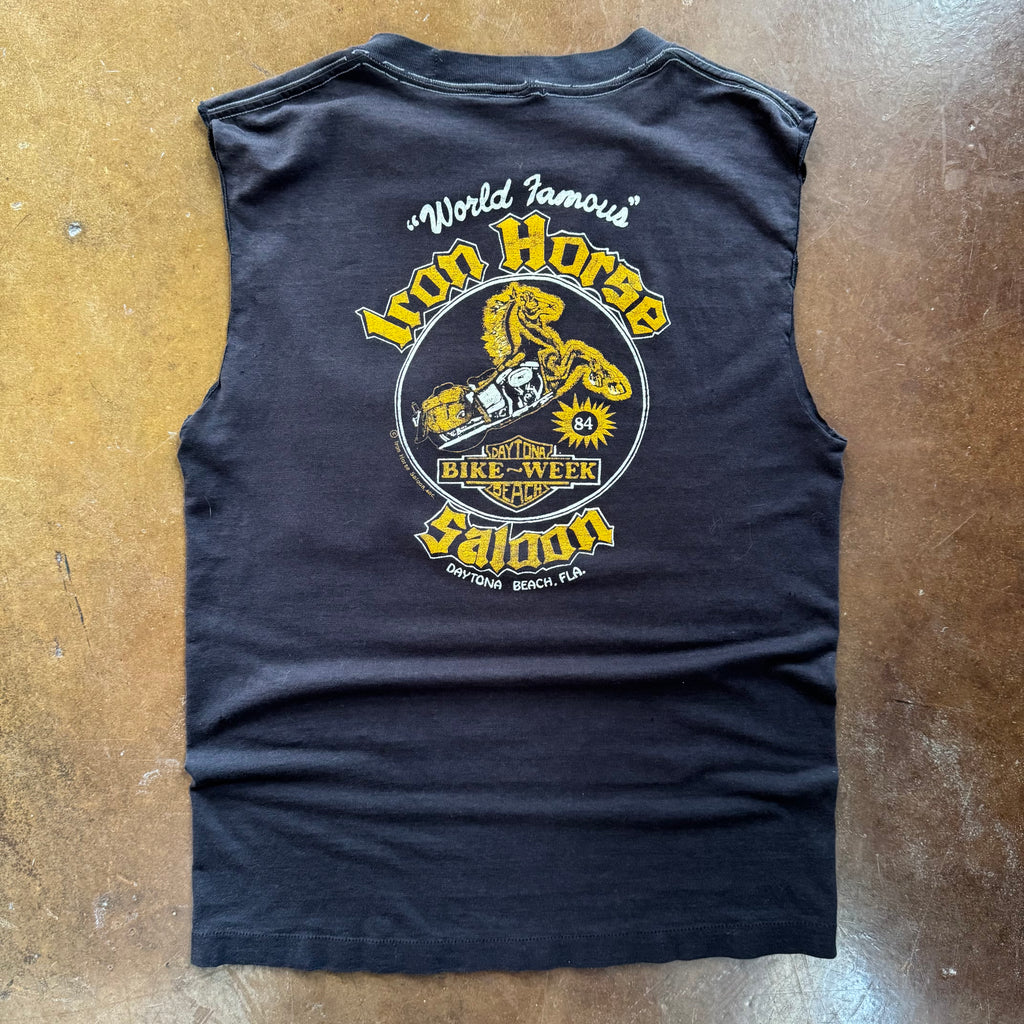 80’s Iron Horse Saloon Chopped Pocket Tee (L)