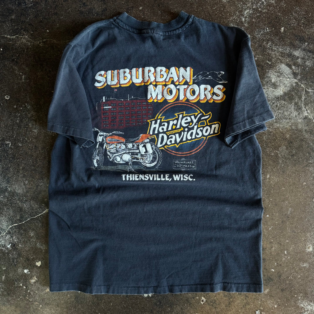 80’s Harley Soaring High Wisconsin Eagle Tee (L)