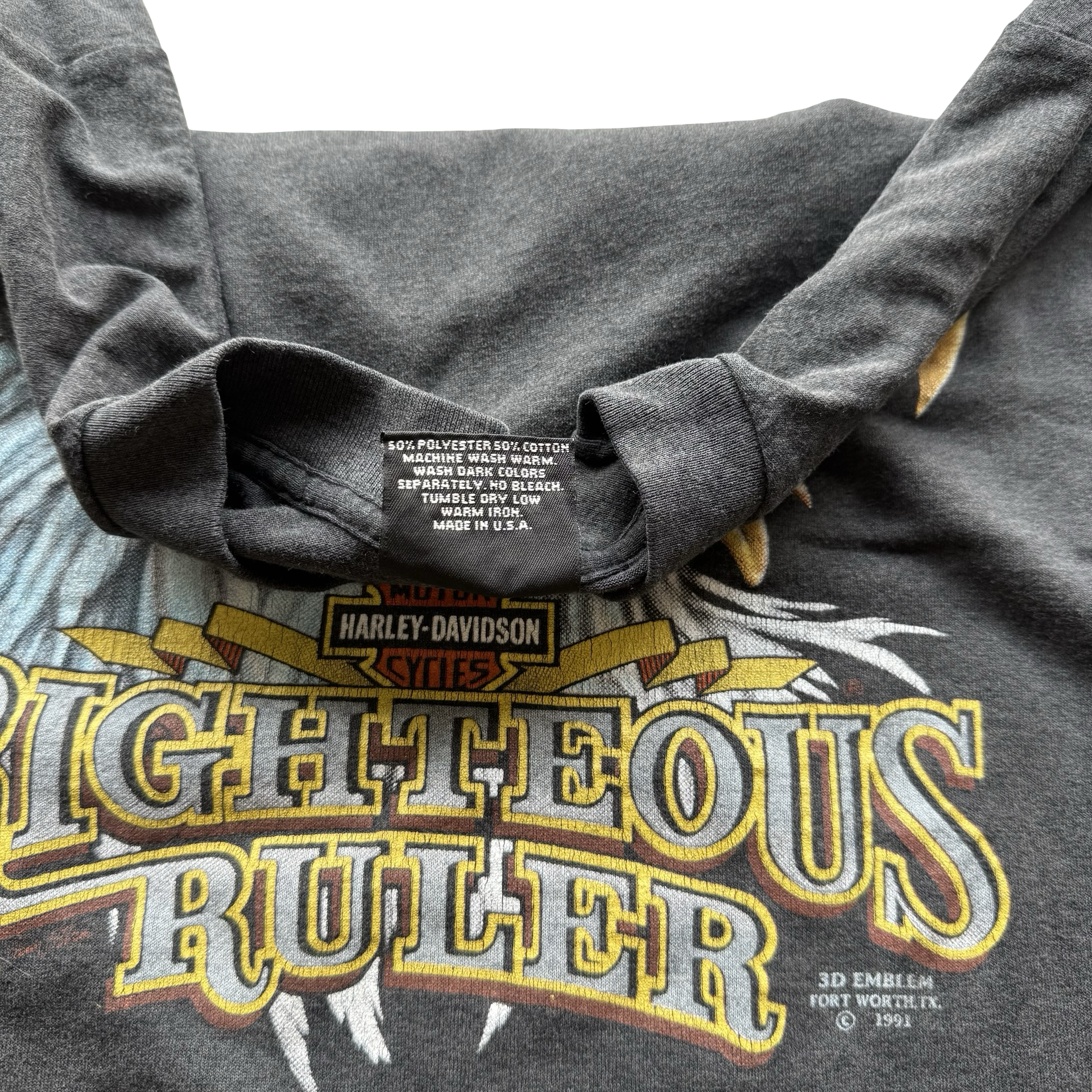 90’s Harley Righteous Ruler Eagle Tee Size L