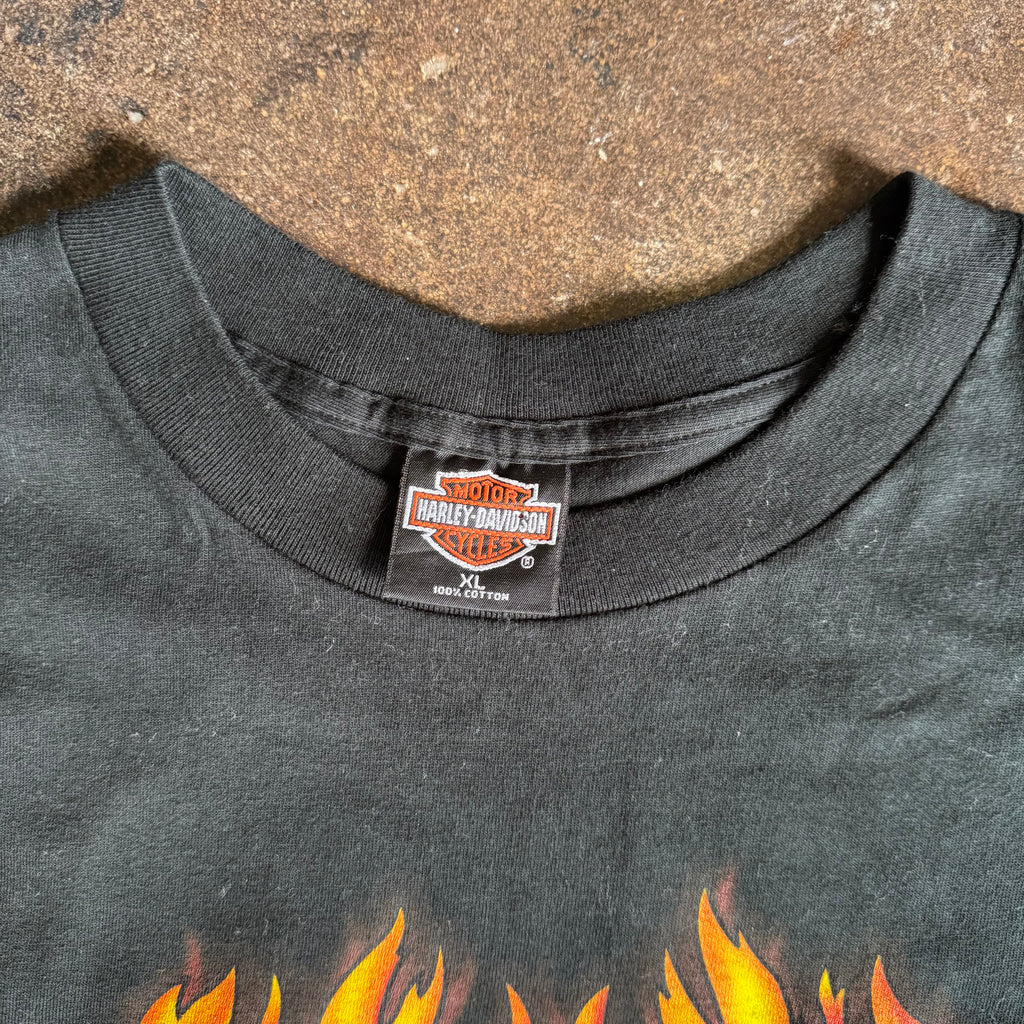 90’s Harley Davidson Flame Ball Big Boar Tee (XL)