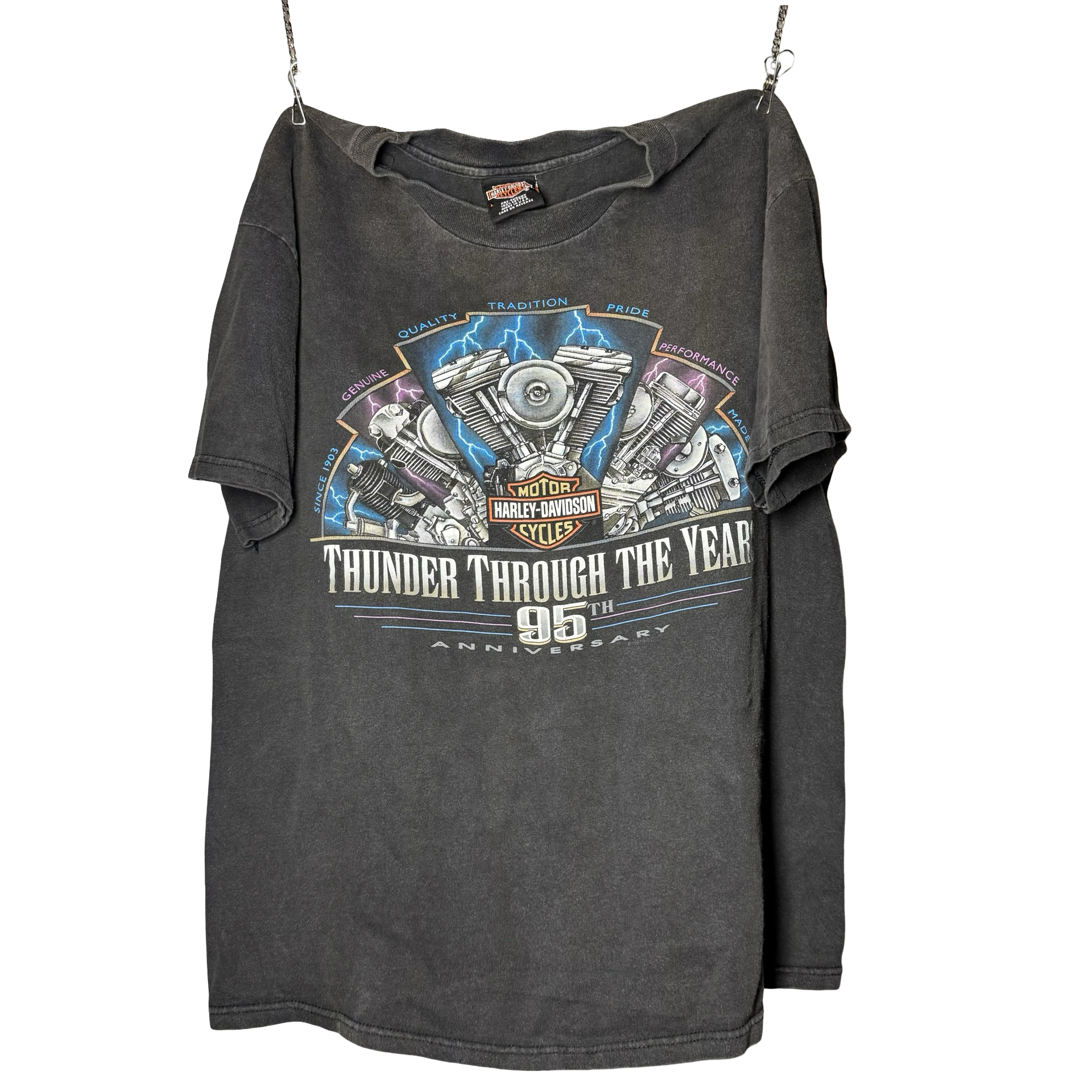 90’s Harley “Thunder Through the Years” Tee Size L
