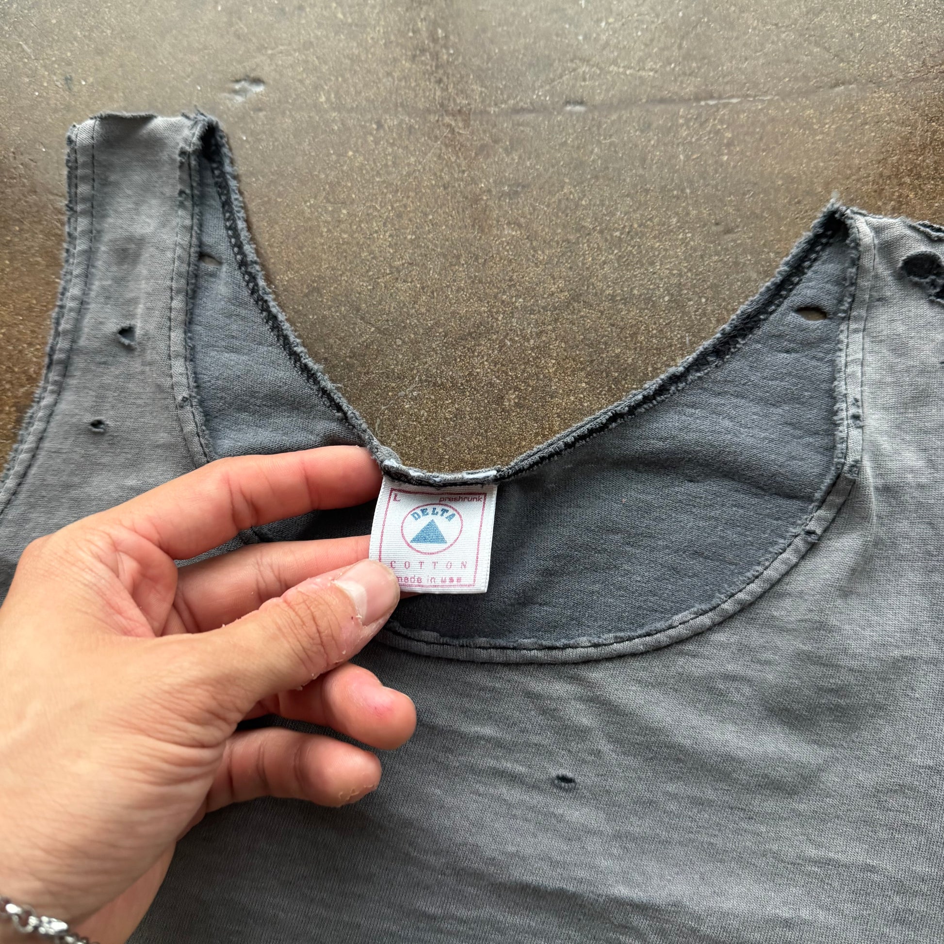90’s Motorcycle Engine Sun Faded Tank Top (L)