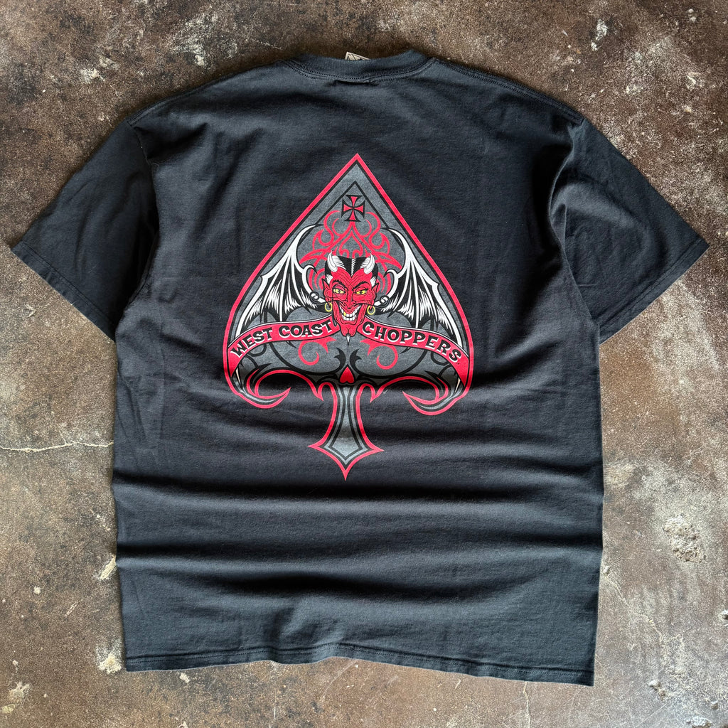‘00s West Coast Choppers Devil Emblem Tee (XXL)