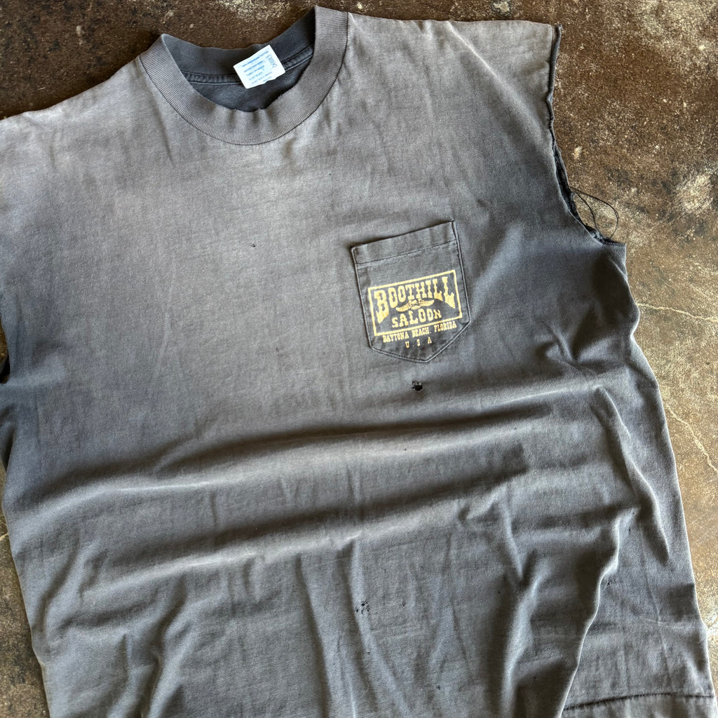 90’s Sun Faded Boothill Saloon Cutoff Tee (XXL)