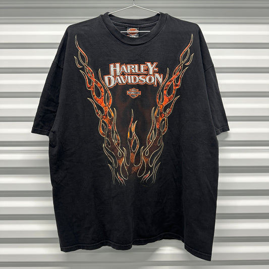 Harley V Twin Flame Tee Size XXL
