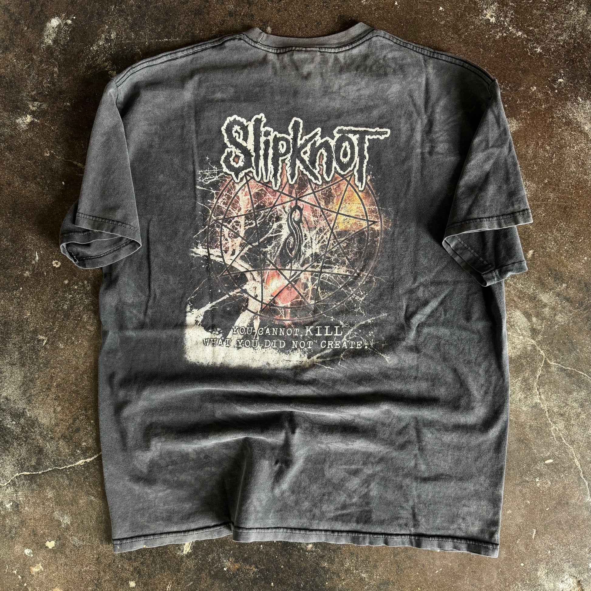 Y2K Slipknot “Cannot Kill” Sun Faded Band Tee (XL)