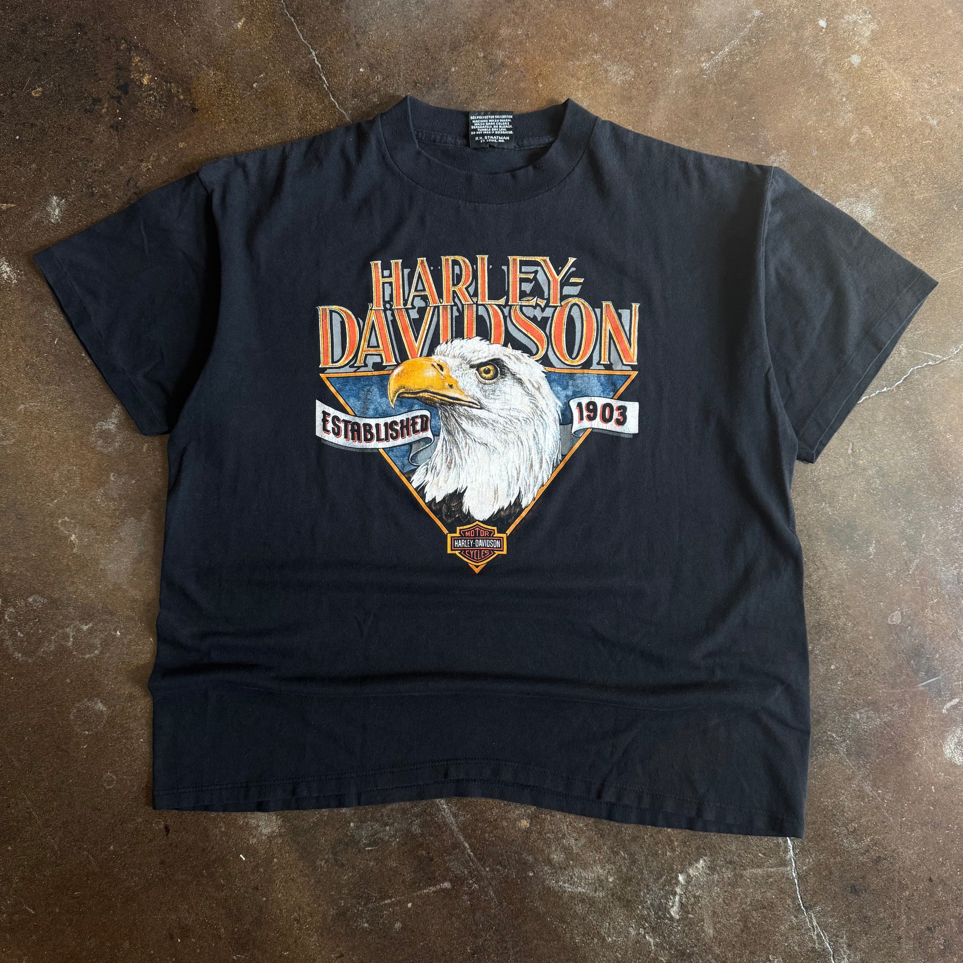 90’s Tripp’s Harley Eagle 50/50 Tee (XXL)