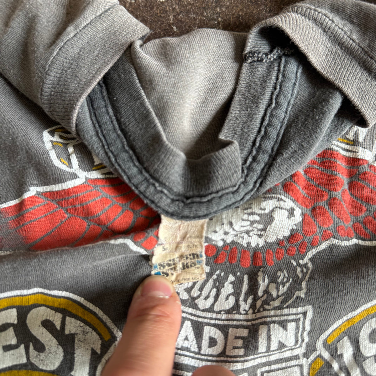 80’s Harley Established Eagle Sun Faded Tank Top (L)