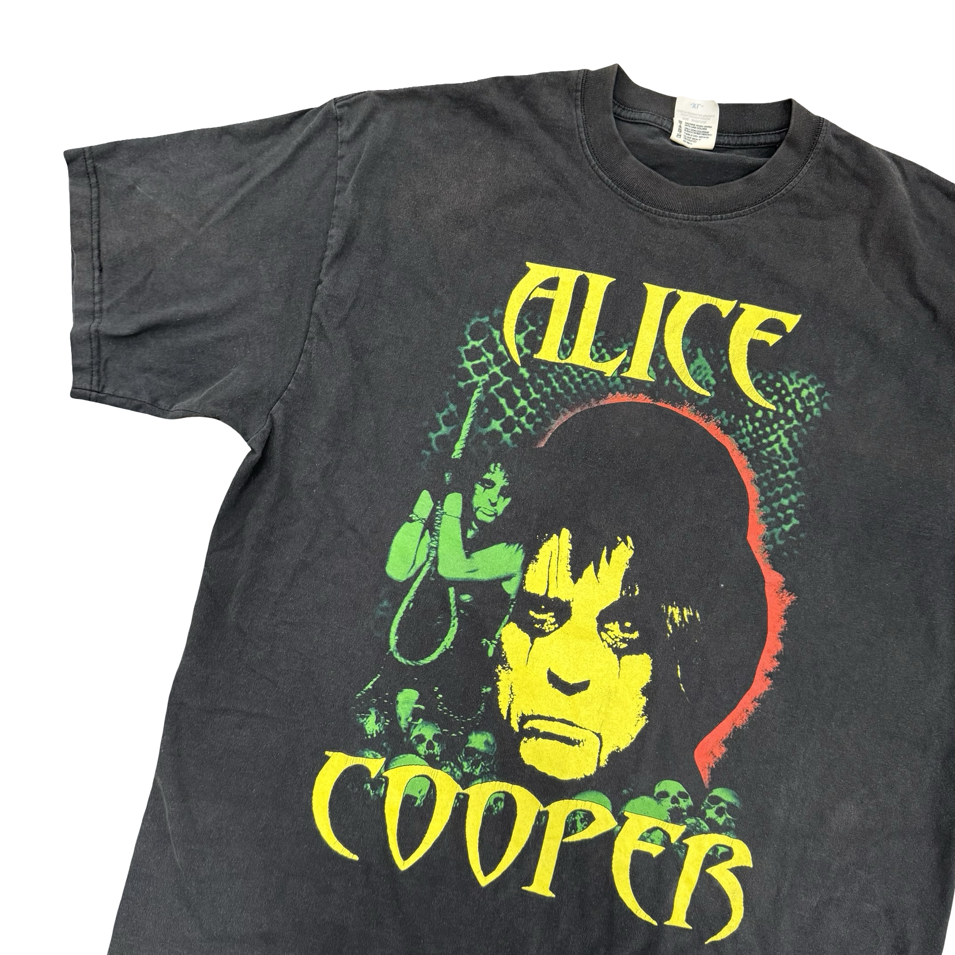 Y2K Alice Cooper Big Face Tour Tee Size XL