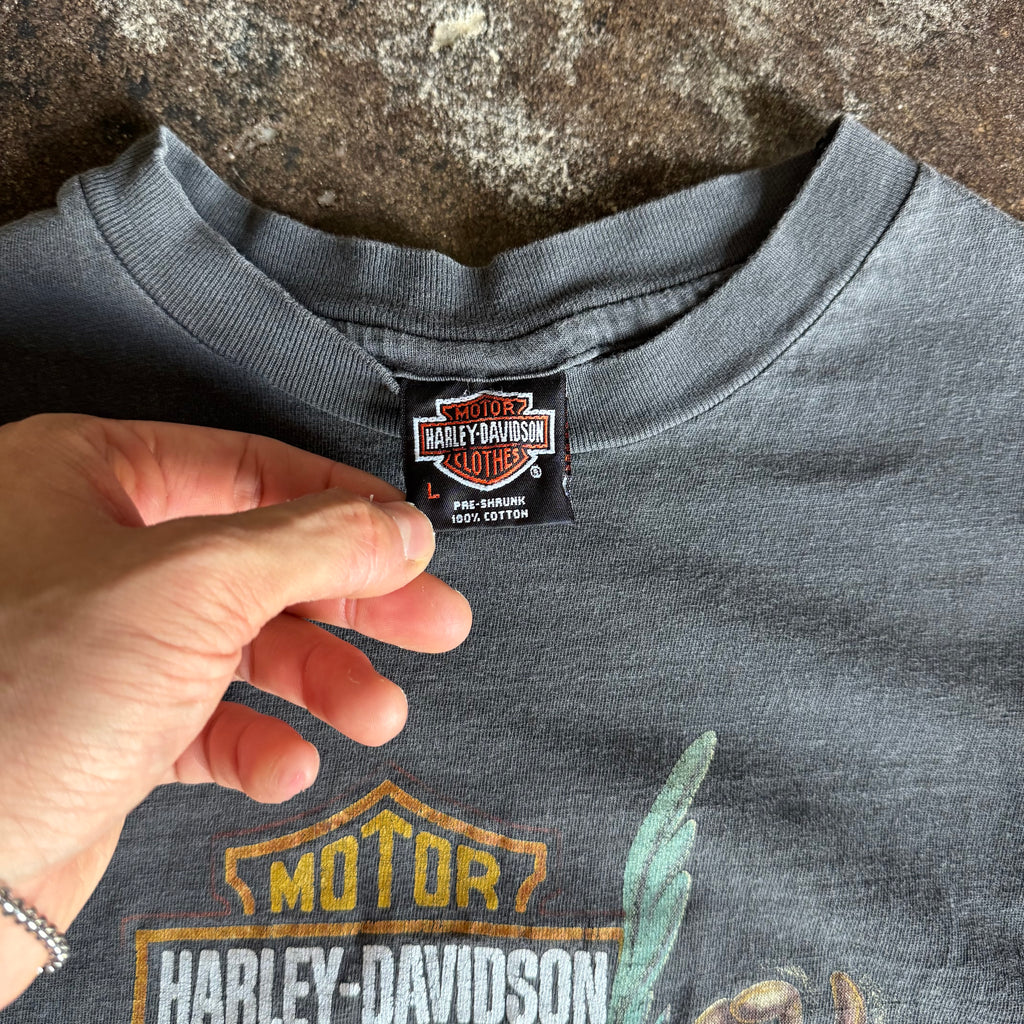 90’s Harley Looney Tunes Sun Faded NY Tee (L)