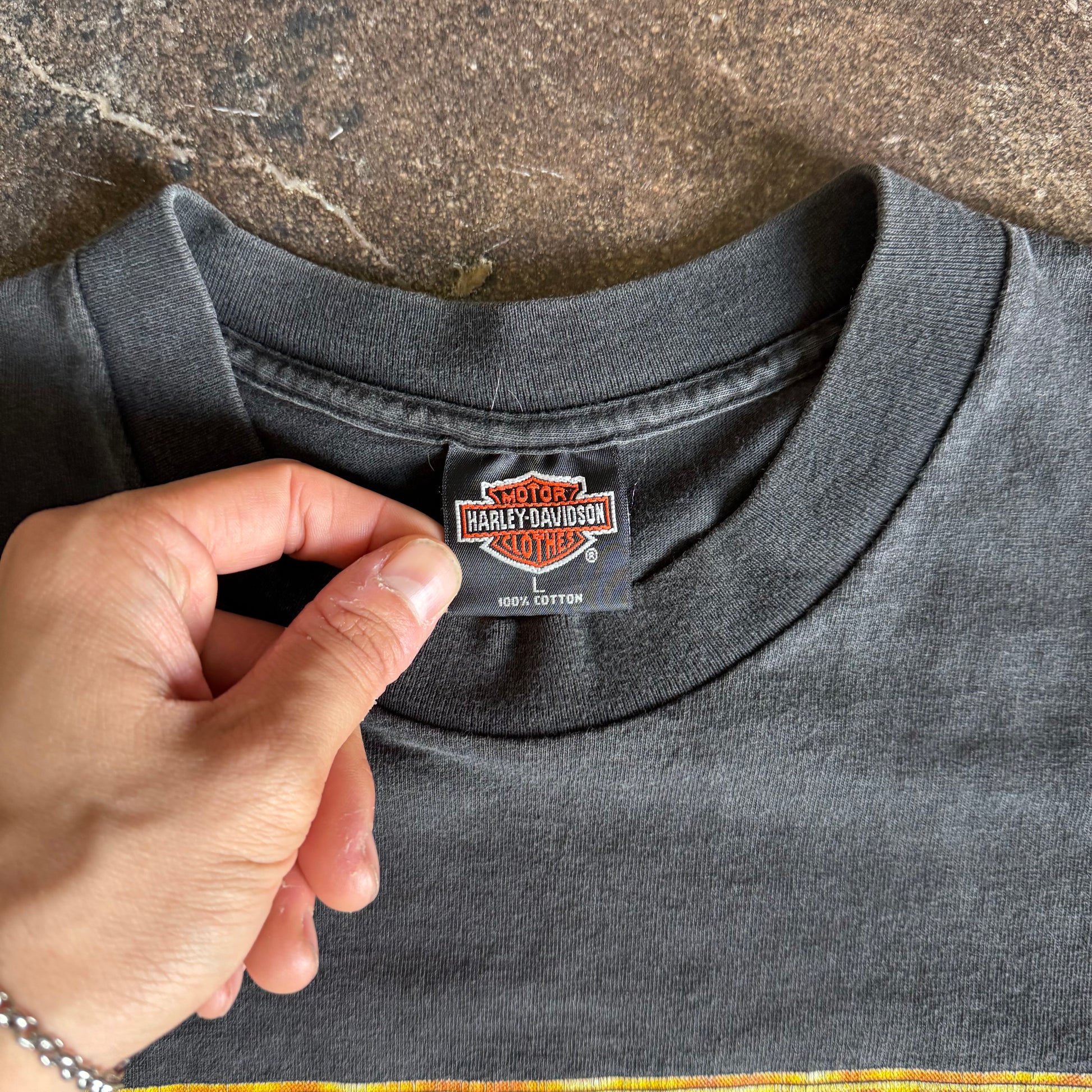90’s Harley Davidson Wolf Howl Maverick Nature Tee (L)