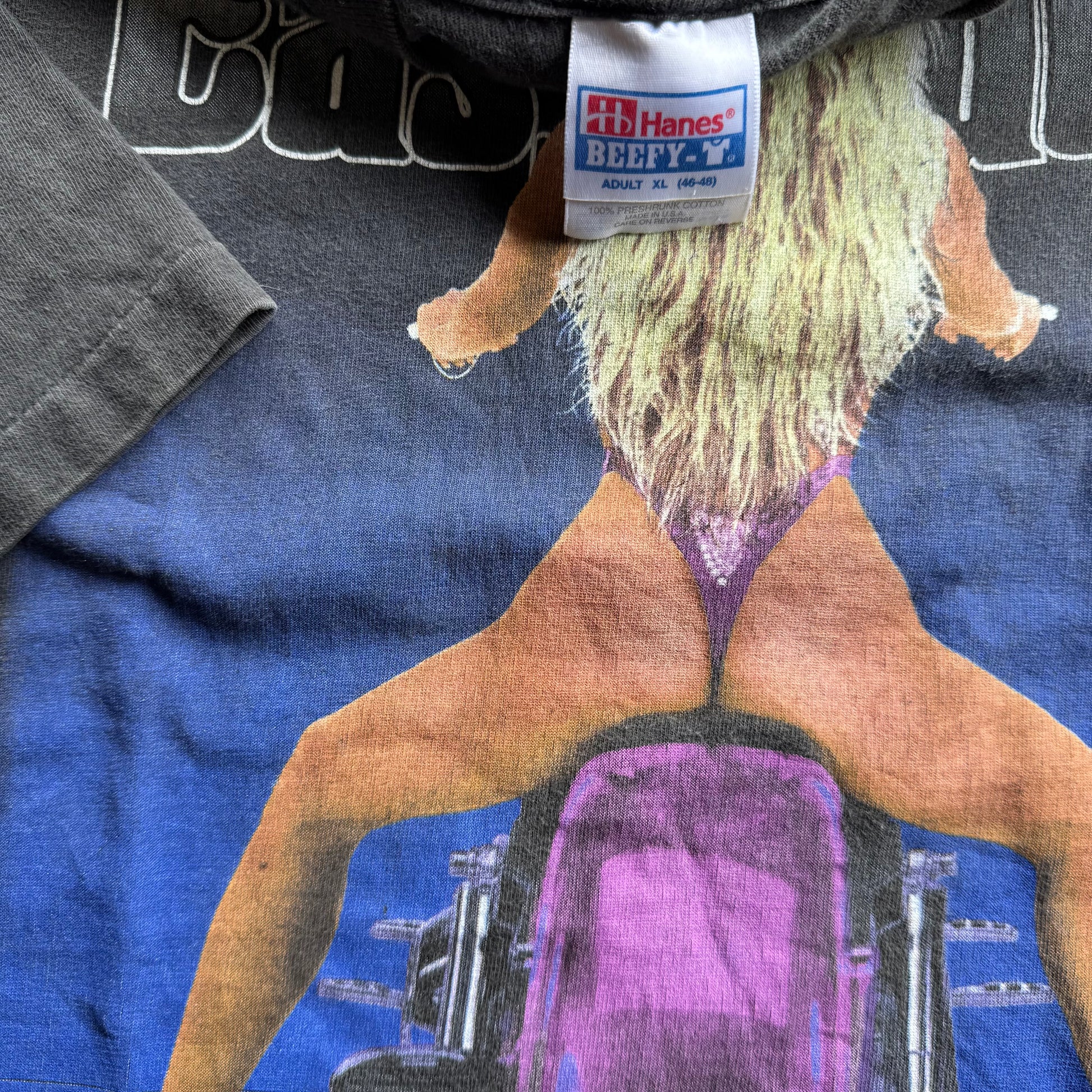 90’s Easyriders Magazine MILF Bikini Biker Tee Size XL