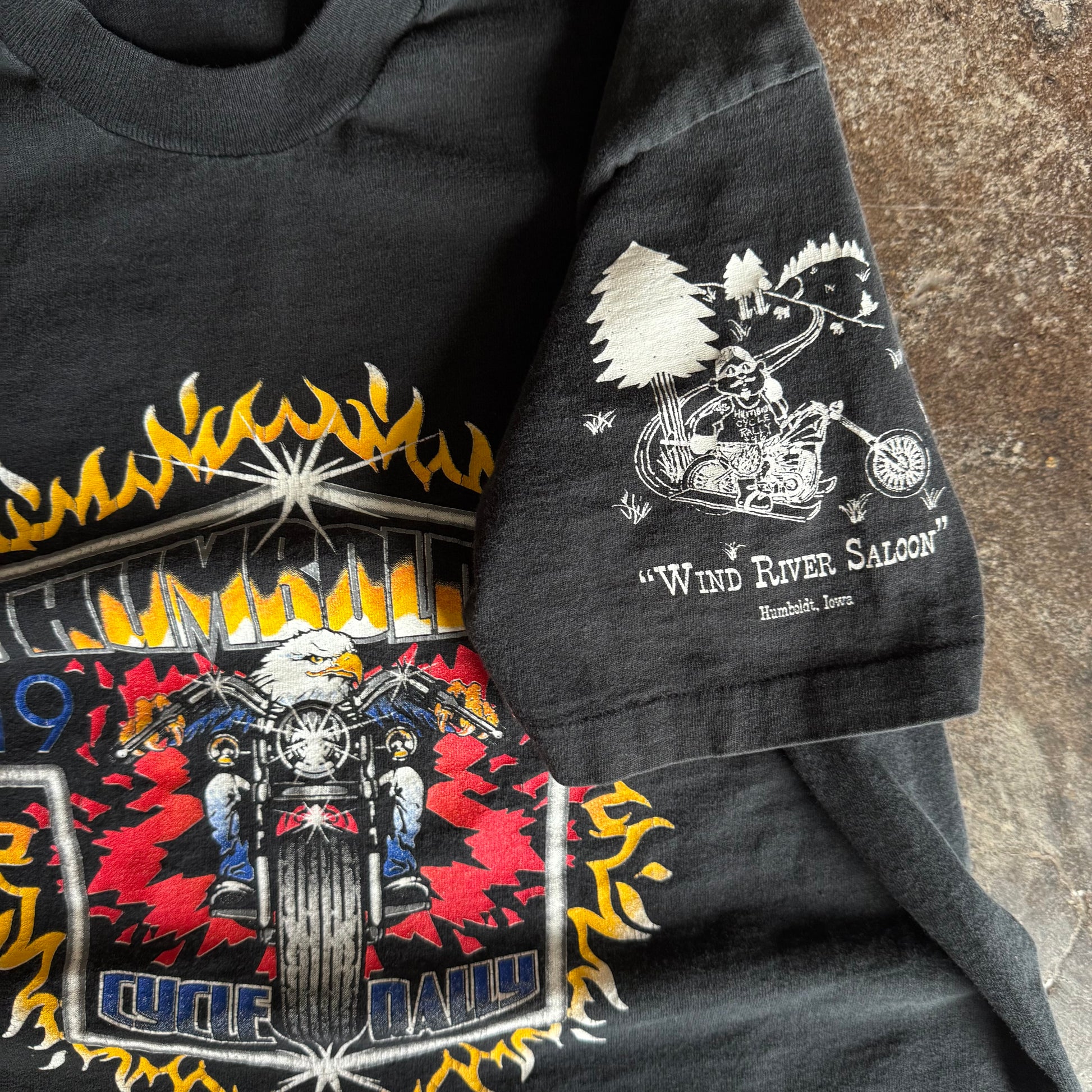 90’s Cycle Rally Flame Tee (L)