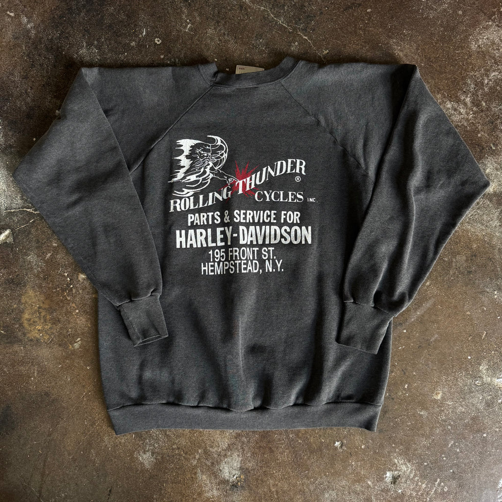 90’s Harley 3d Emblem Strong Survive NY Sweatshirt (XL)