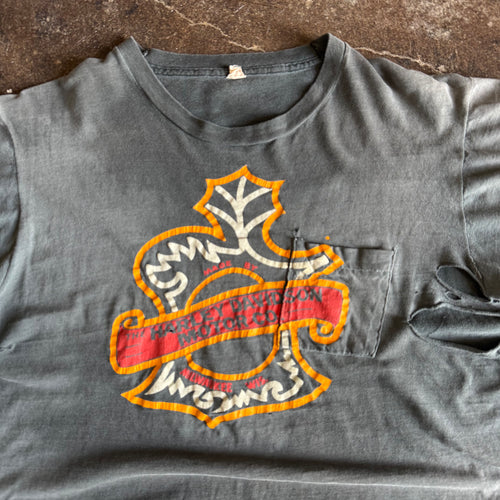 70’s Harley Logo Sun Faded Pocket Tee (L)