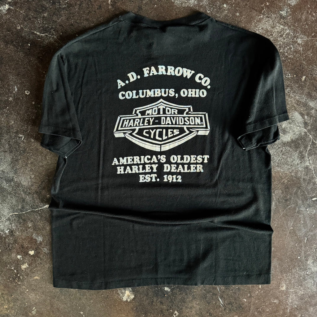 80’s Harley “On The Road Again” Bikers Only Tee (XL)