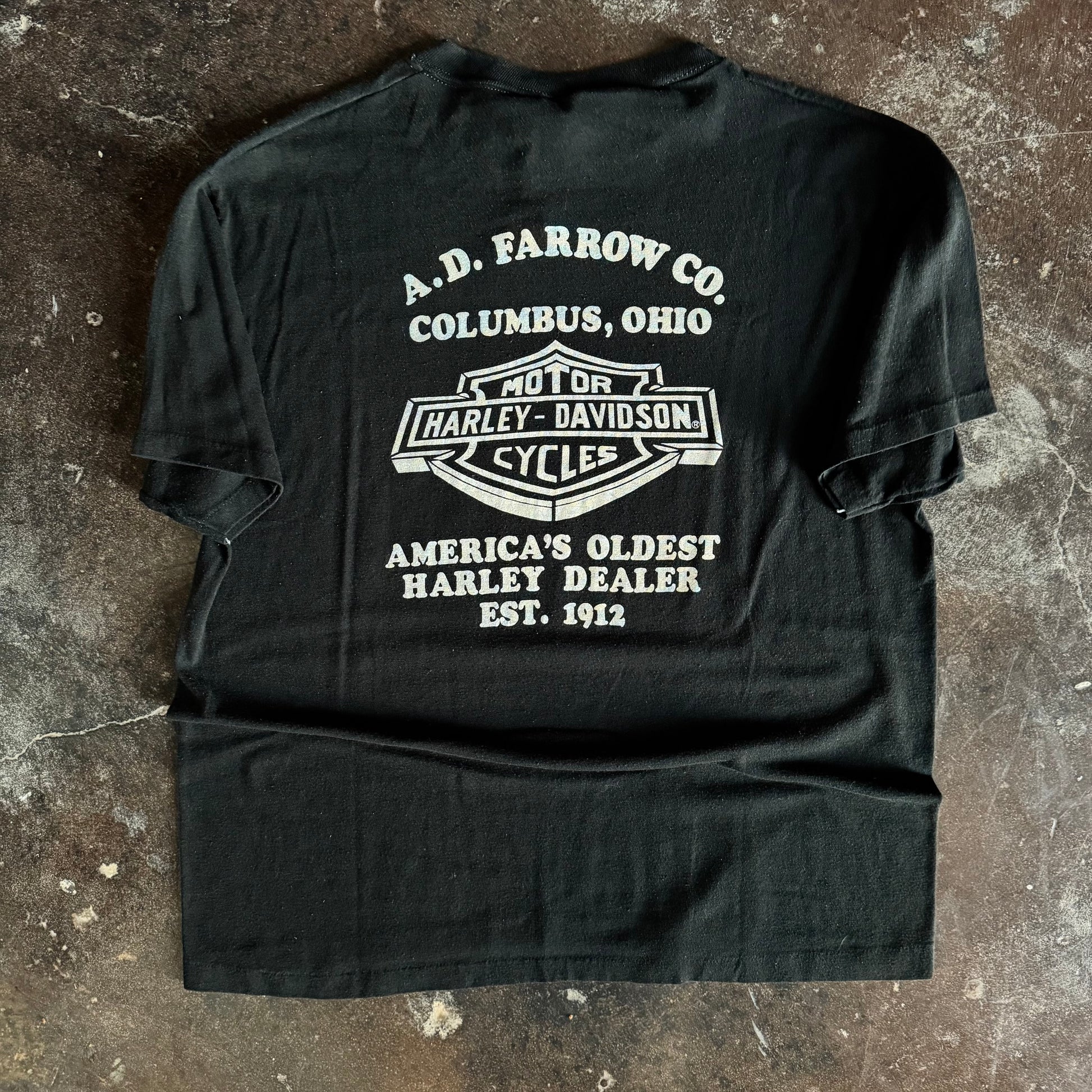80’s Harley “On The Road Again” Bikers Only Tee (XL)