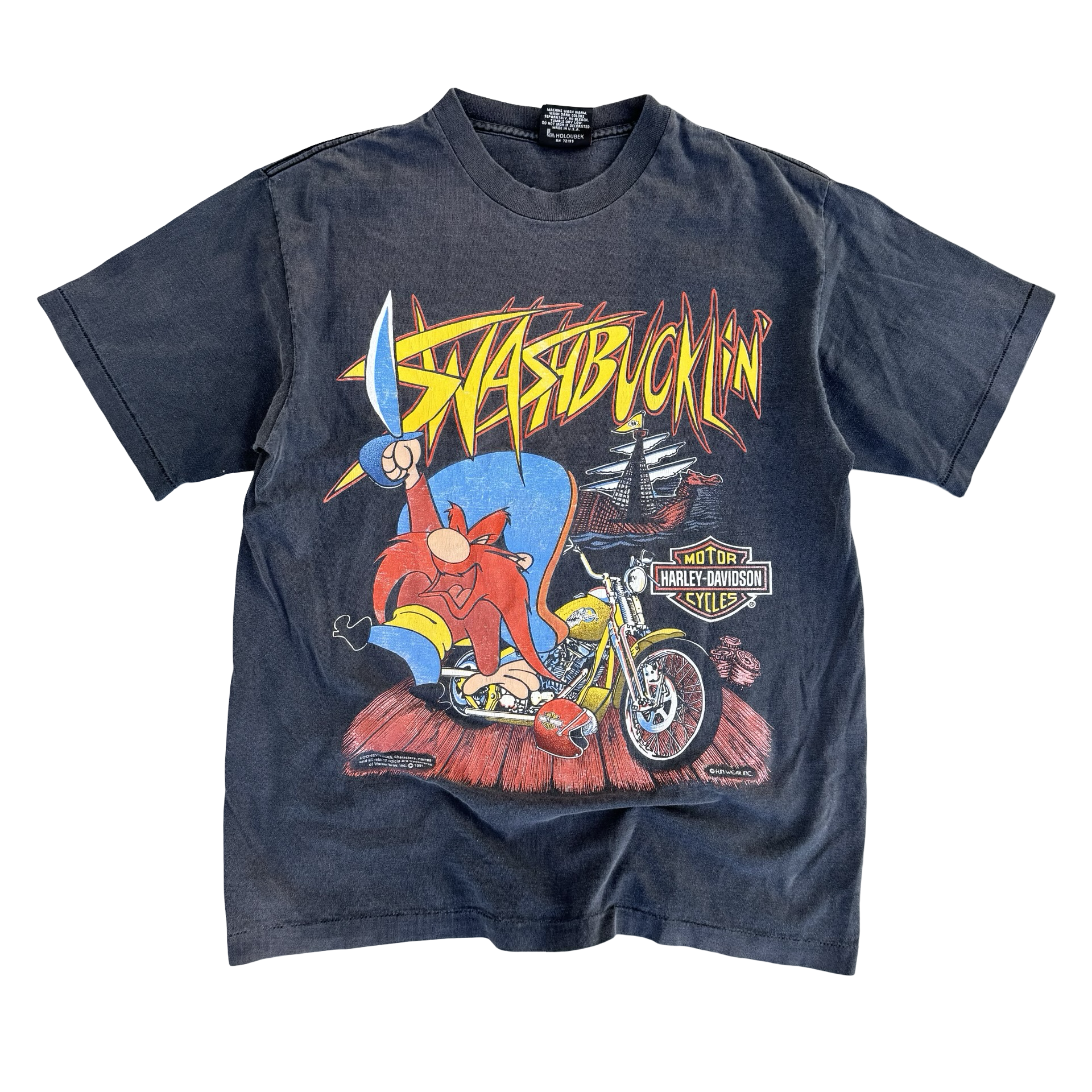 90’s Harley Yosemite Sam SwashBucklin’ Tee Size L