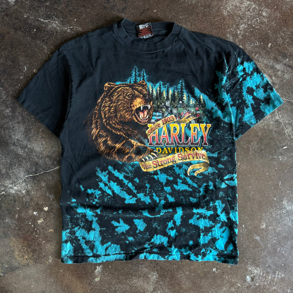 90’s Harley Davidson Strong Survive Bear Tee (L)