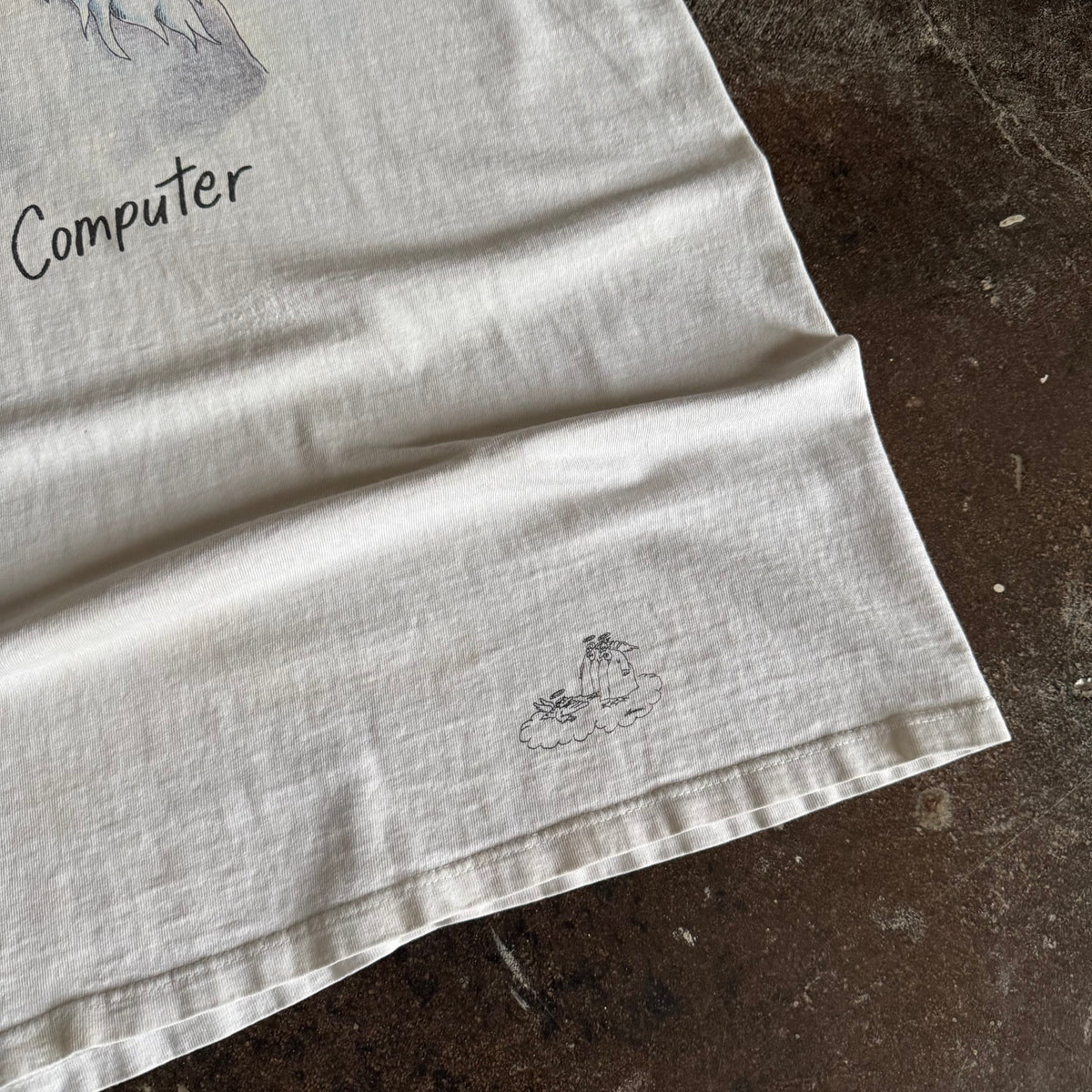 90’s Comic Art “God at His Computer” Tee (XL)